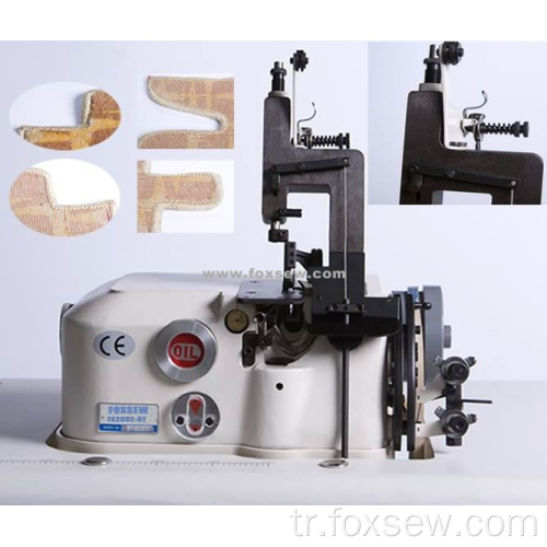 2 İplikli Halı Overedging Makinesi (Araba Paspasları için)